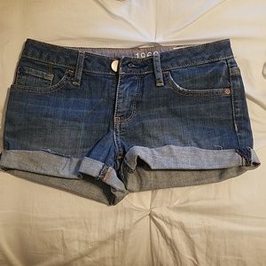 Denim shorts